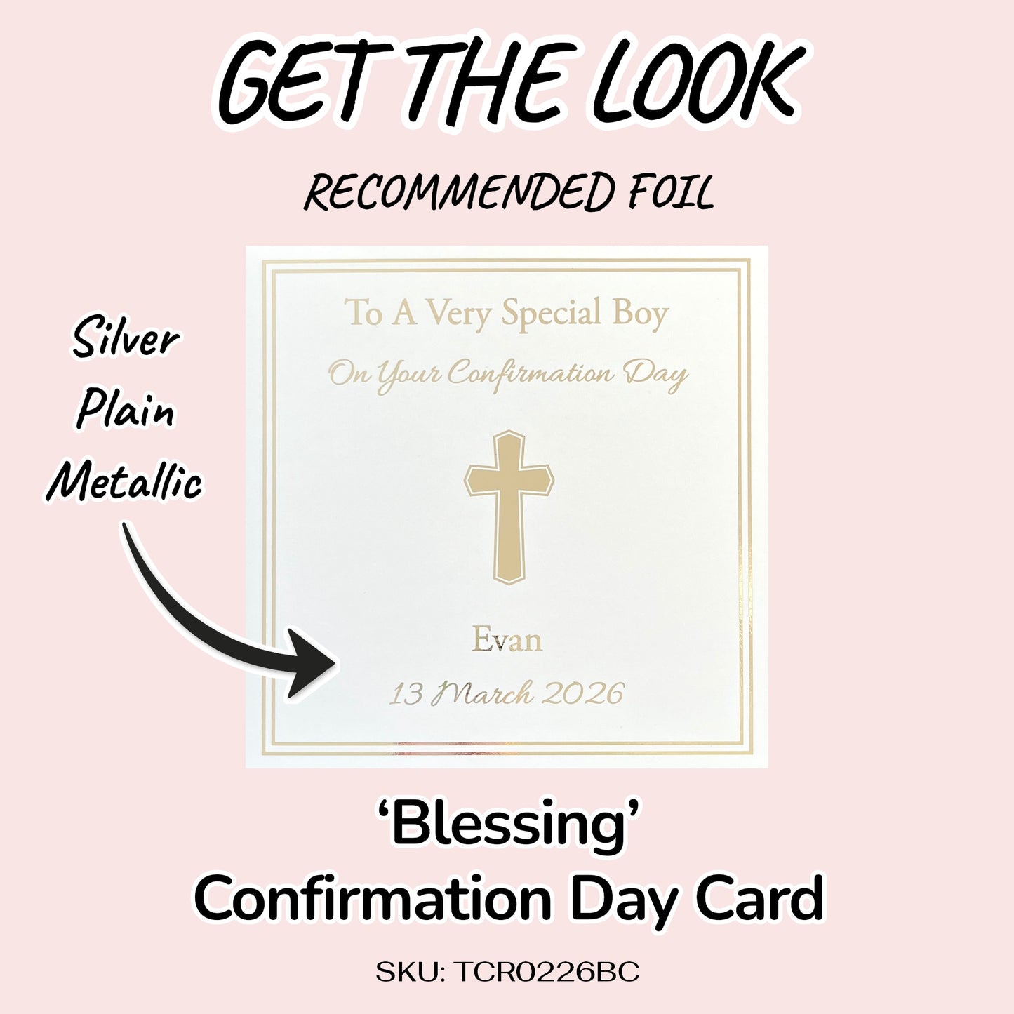 'Blessing' Special Girl/Boy Confirmation Day Card