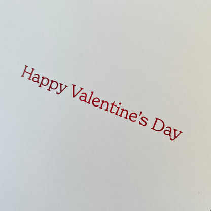 'Torn Newspaper' Valentine’s Day Card