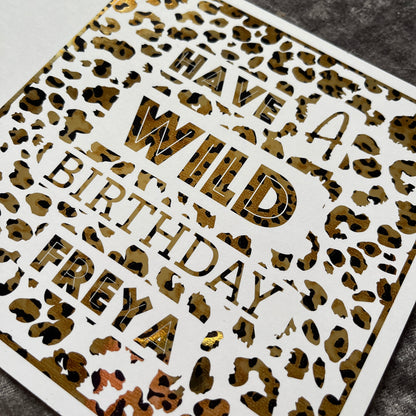 'Wild Time' Birthday Card