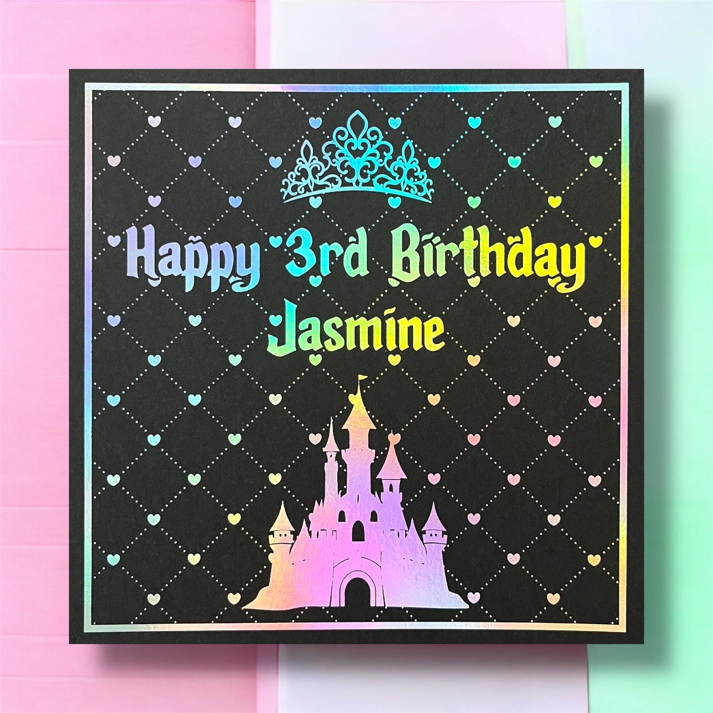 'Sparkle Princess' Birthday Card