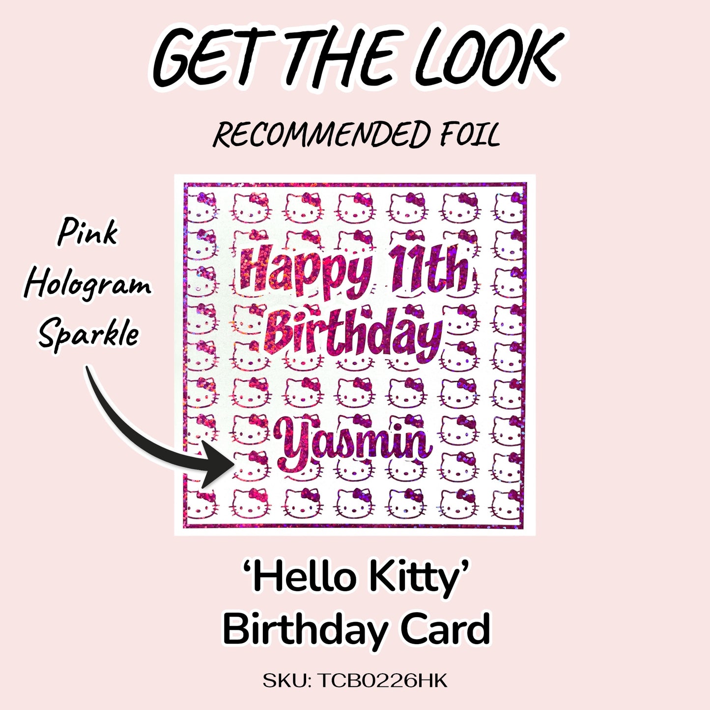 'Hello Kitty' Birthday Card